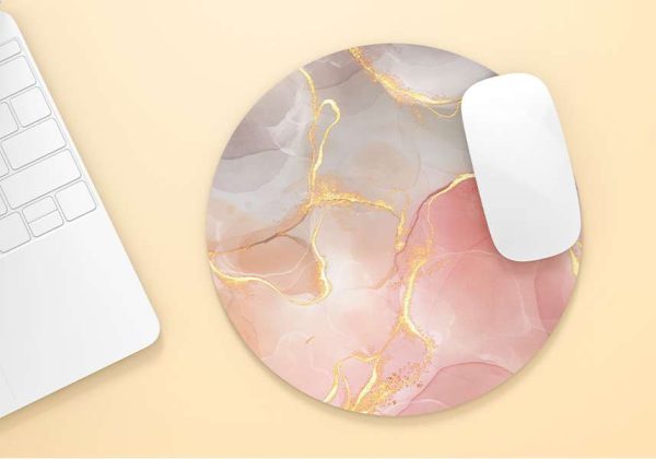פד עגול מעוצב לעכבר דגם  Marble 1