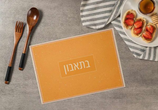 סט פלייסמנטים פי וי סי דגם בתאבון