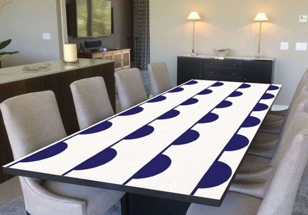 מפה פי וי סי דגם חצאי עיגולים